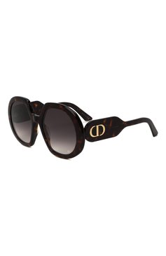 Женские солнцезащитные очки DIOR EYEWEAR темно-коричневого цвета, арт. DI0RB0BBY R1U 20A1 | Фото 1 (Тип очков: С/з; Нос: Не проставлено; Материал: Металл; Региональные ограничения белый список (Axapta Mercury): Не проставлено; Оптика Гендер: оптика-женское; Очки форма: Oversized)