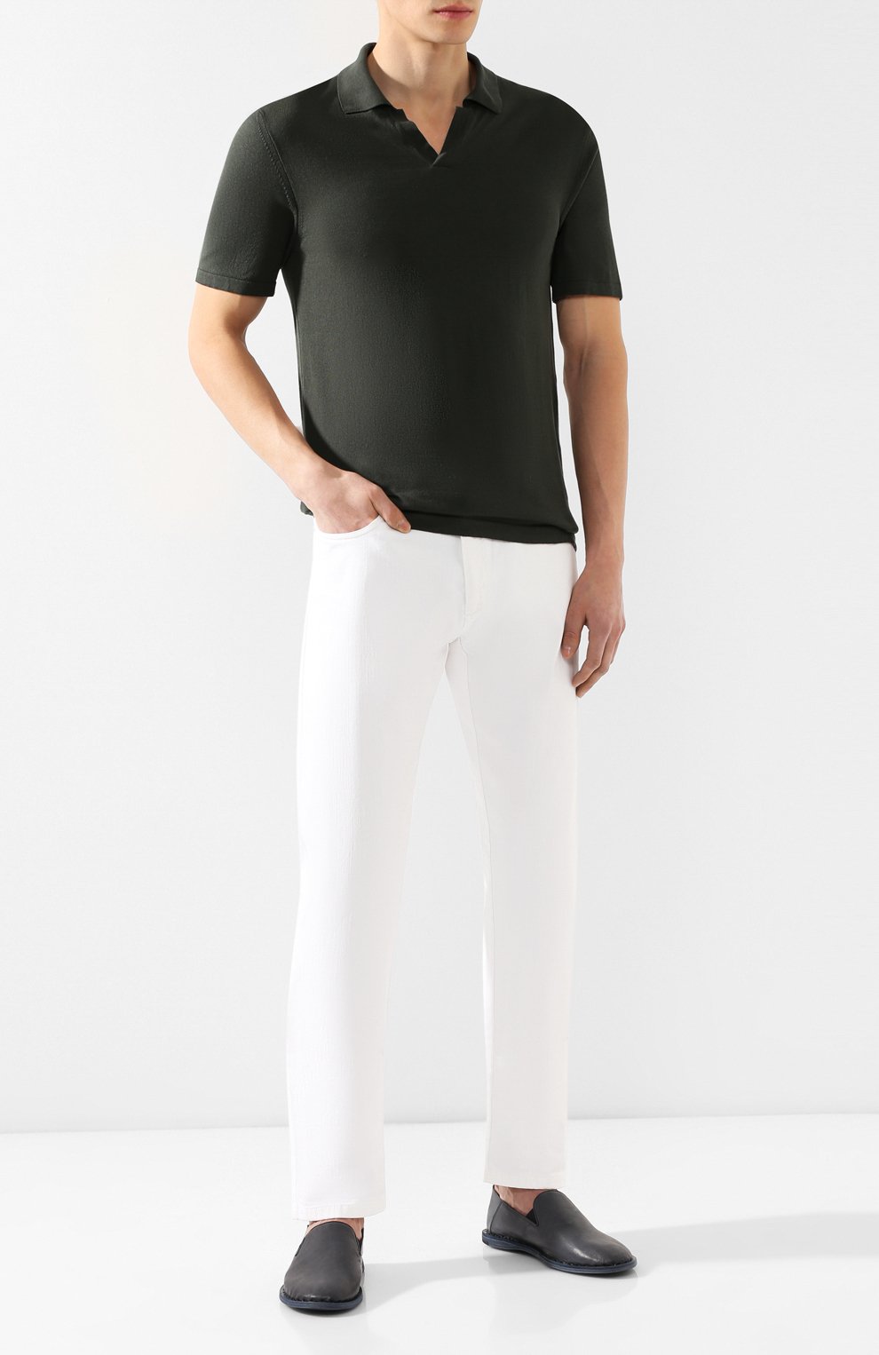 Кожаные слиперы OFFICINE CREATIVE, арт. FELIX/006/REST, фото 2