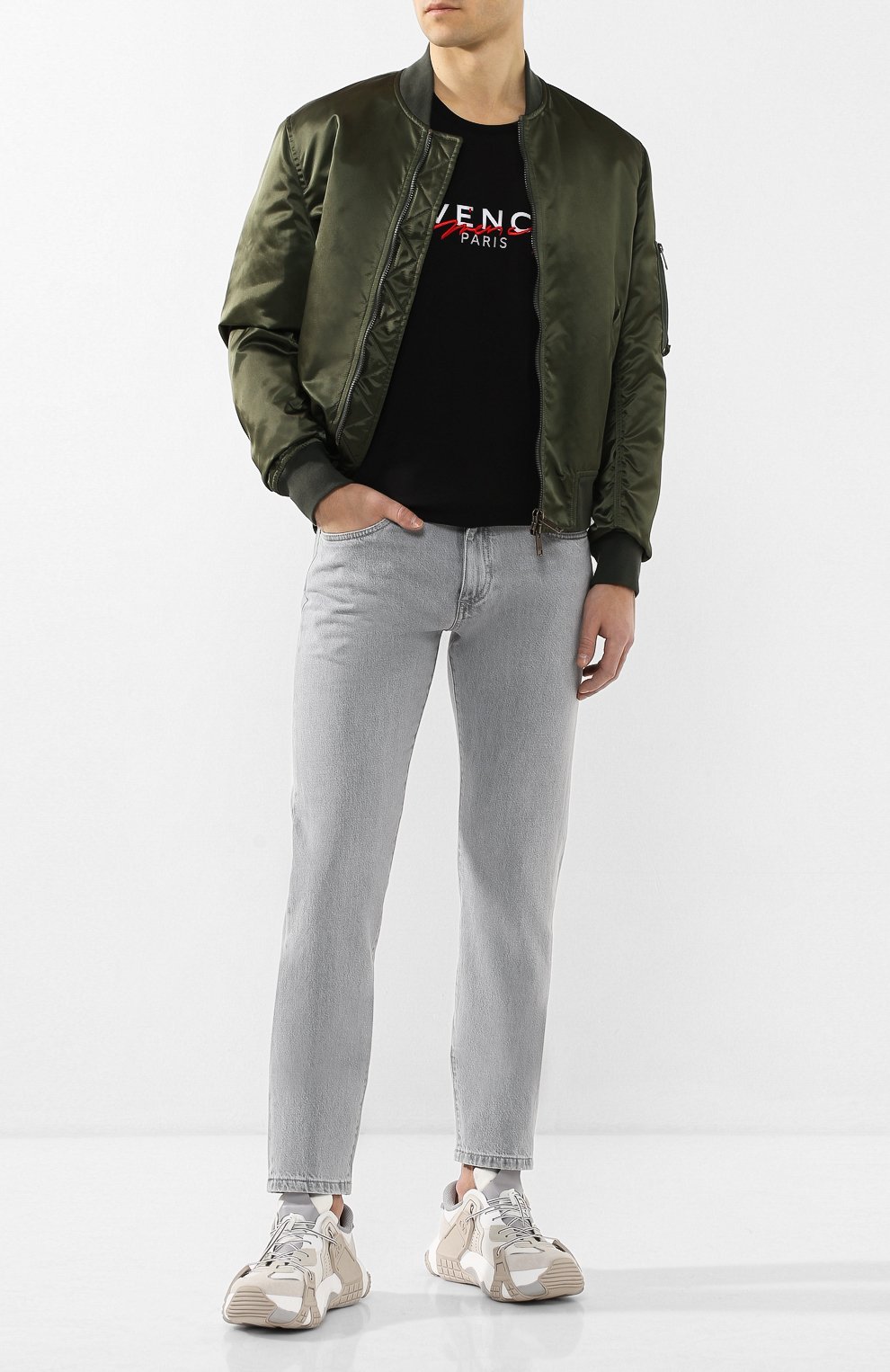 Хлопковая футболка GIVENCHY, арт. BM70UK3002, фото 2