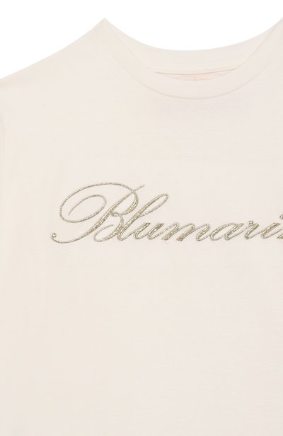 Хлопковая футболка BLUMARINE, арт. BFTS0330/JF031, фото 3