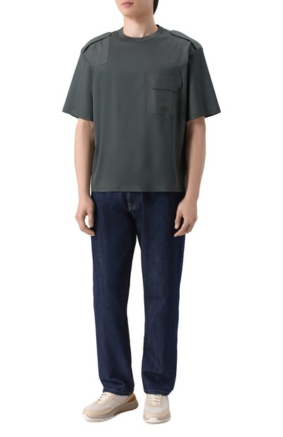 Мужская хлопковая футболка ZILLI, арт. TSR020M0107V00000