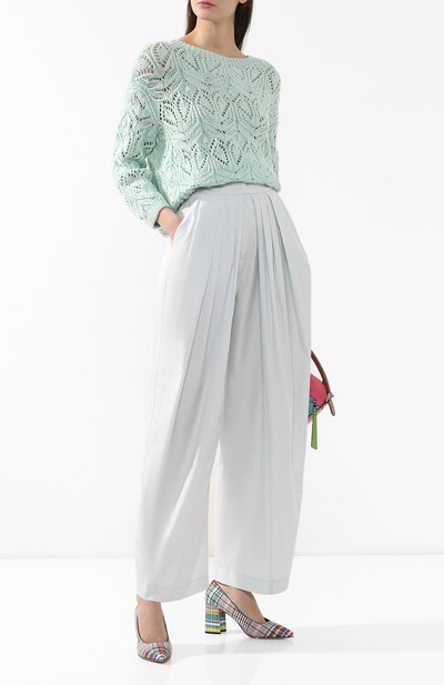 Хлопковые брюки VIKA GAZINSKAYA, арт. SS19-1721, фото 2