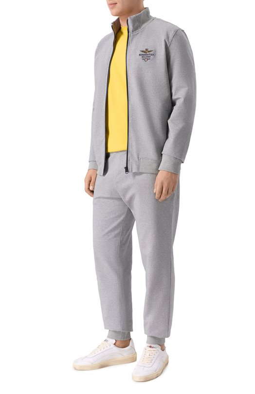 Хлопковая футболка Aeronautica Militare TS1580UJ00372_001 Жёлтый  TS1580UJ00372_001 Фото 2