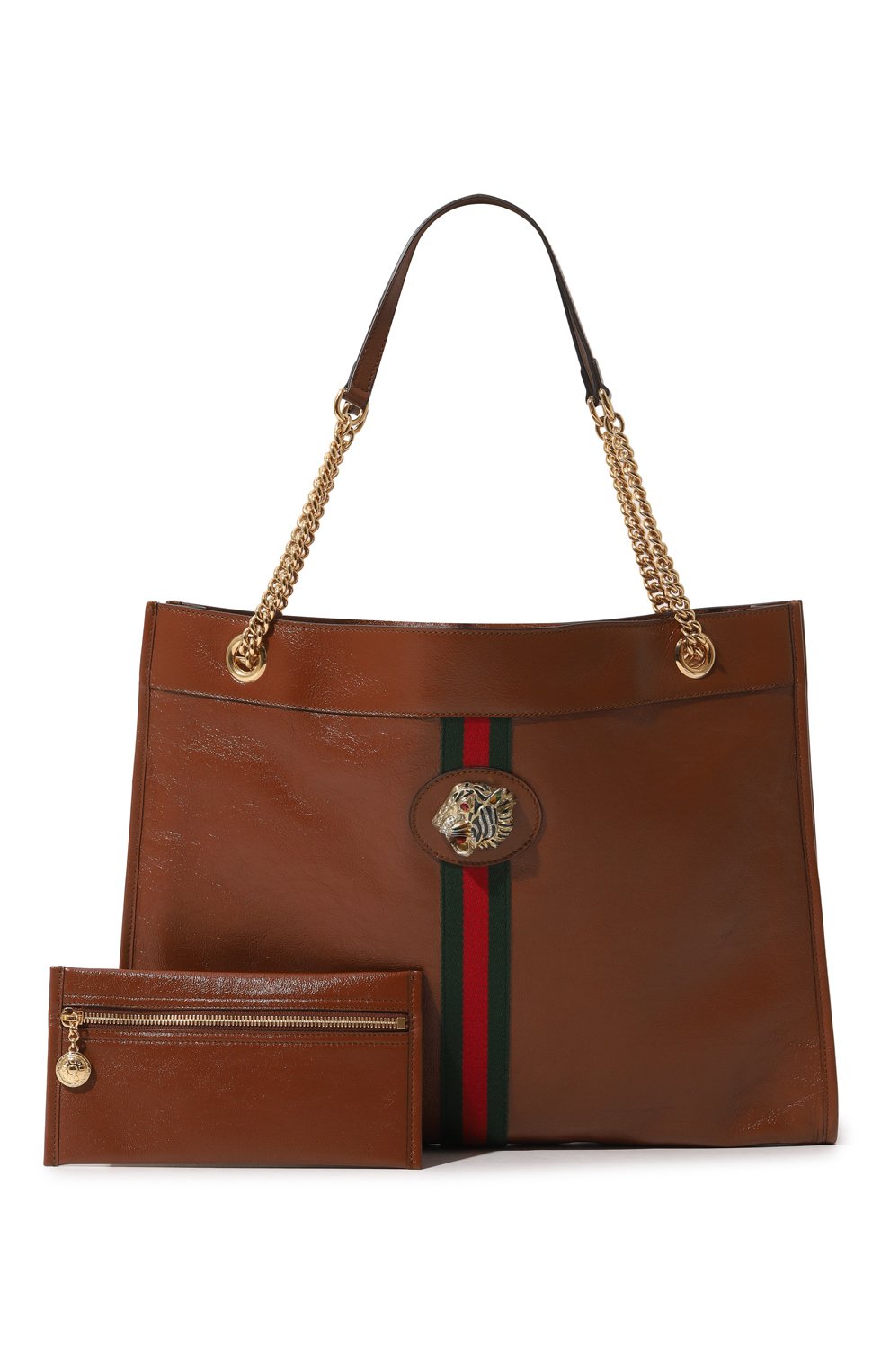Сумка-тоут rajah large GUCCI коричневого цвета по цене 345600 руб., арт. 537219 0OLHX, фото 7 Сумка-тоут rajah large GUCCI, арт. 537219 0OLHX, фото 7