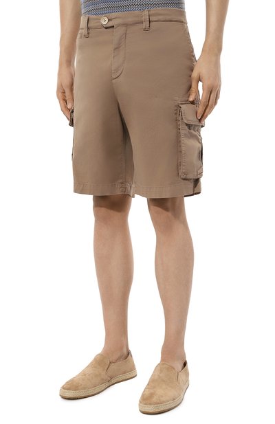 Хлопковые шорты BRUNELLO CUCINELLI, арт. M289LU0030, фото 3