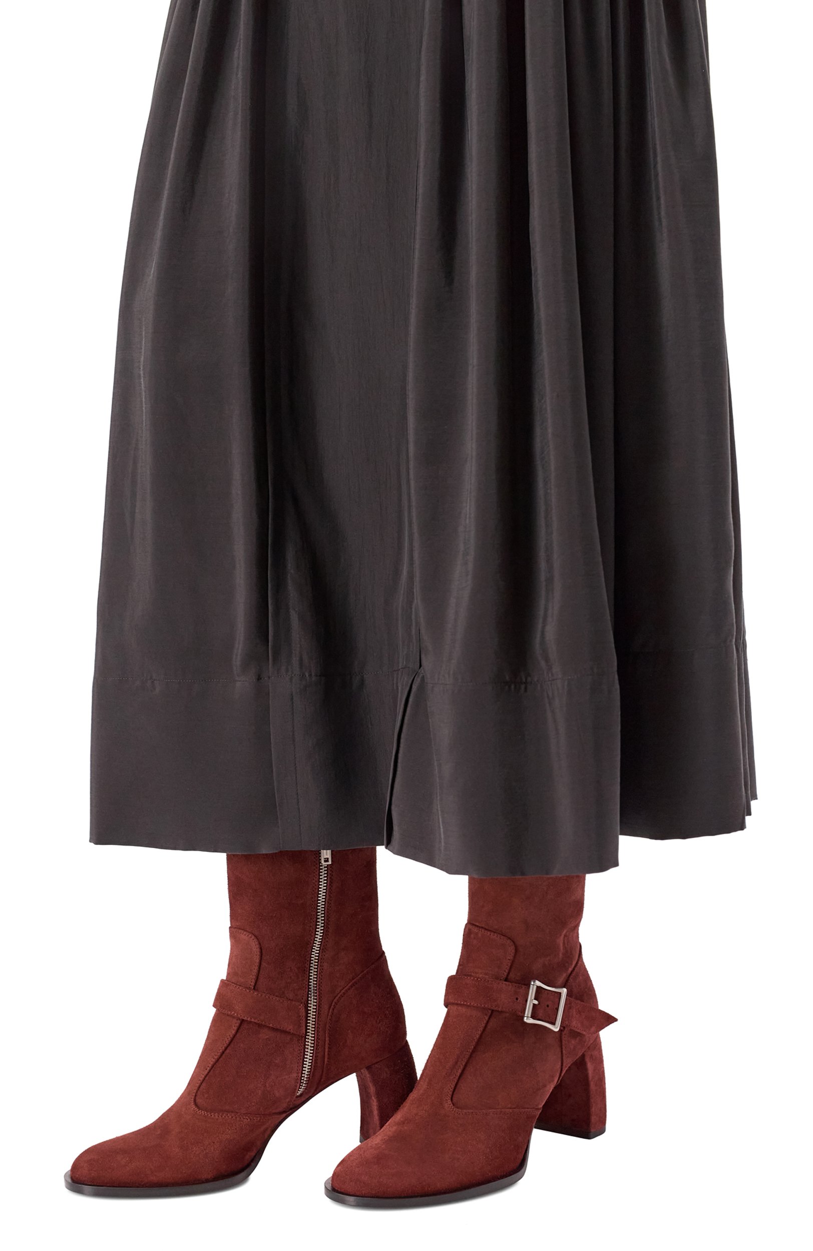 Замшевые ботильоны ANN DEMEULEMEESTER, арт. B0014400/LT204, фото 2