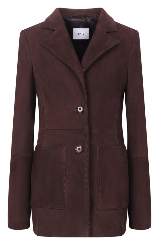Замшевый жакет Bats BNE_BB_150 Коричневый BNE_BB_150