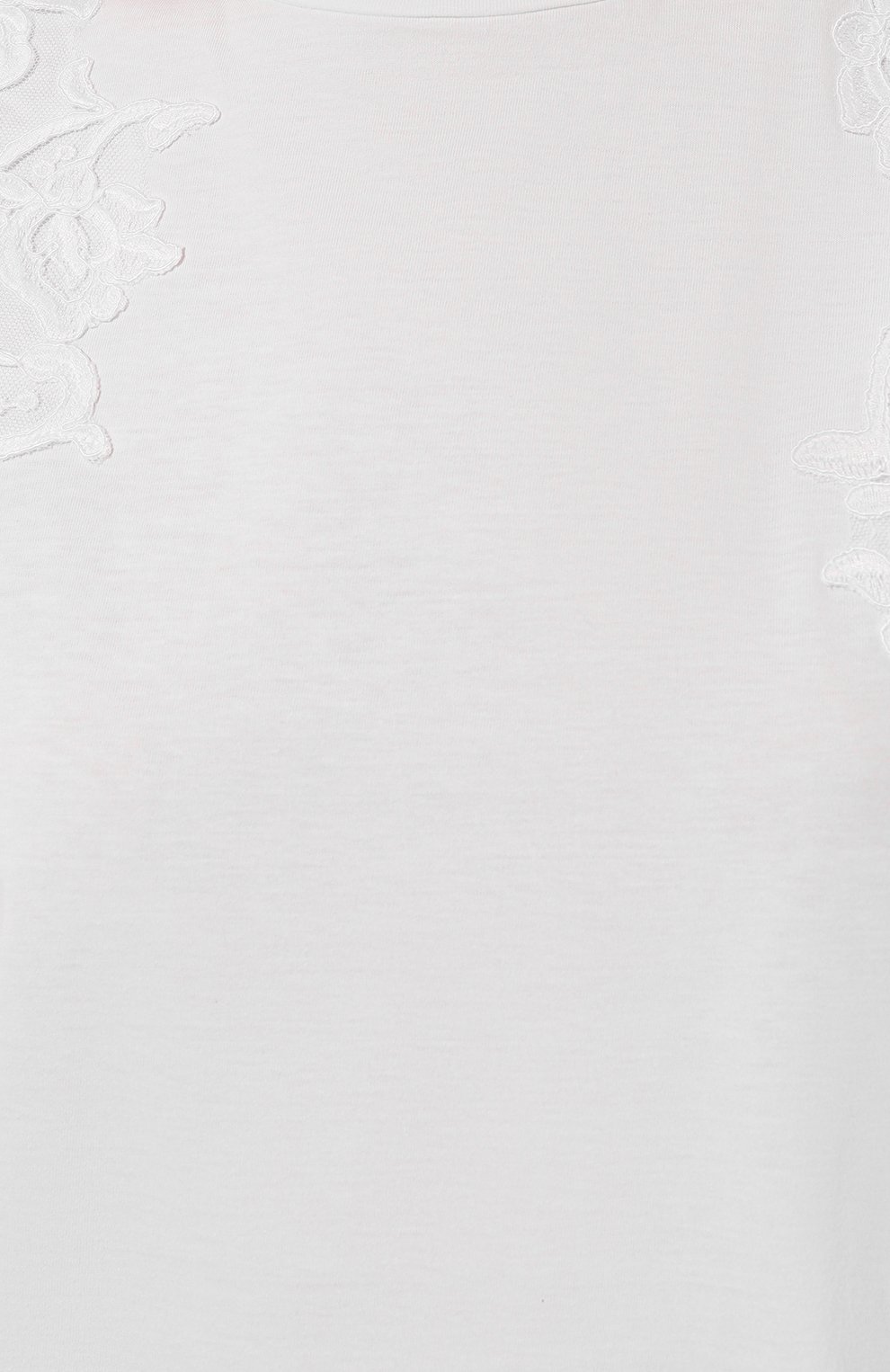 Хлопковая футболка ERMANNO FIRENZE белого цвета по цене 25050 руб., арт. D42EL033, фото 5 Хлопковая футболка ERMANNO FIRENZE, арт. D42EL033, фото 5