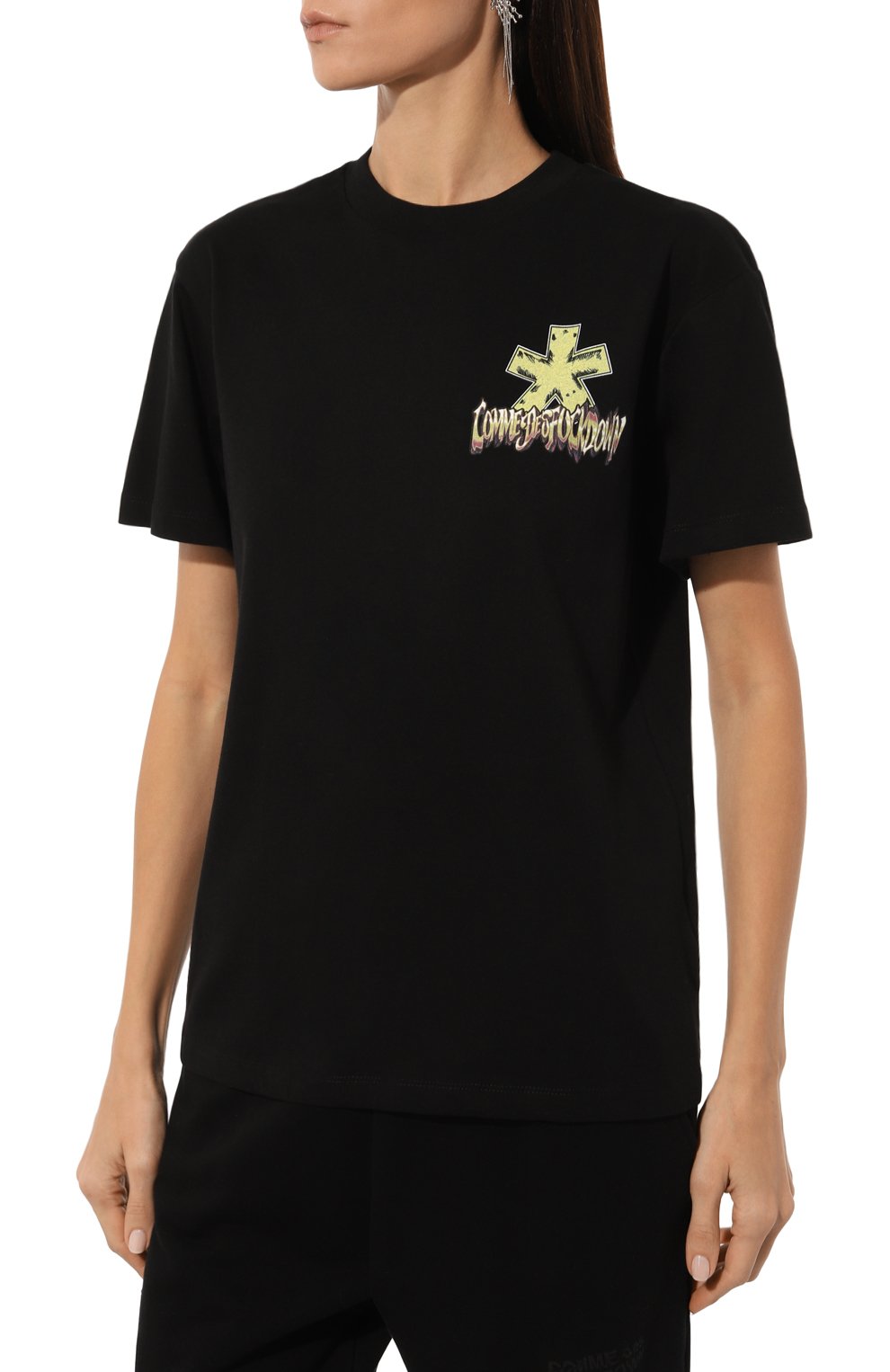 Хлопковая футболка COMME DES FUCKDOWN, арт. CFABW01070, фото 3