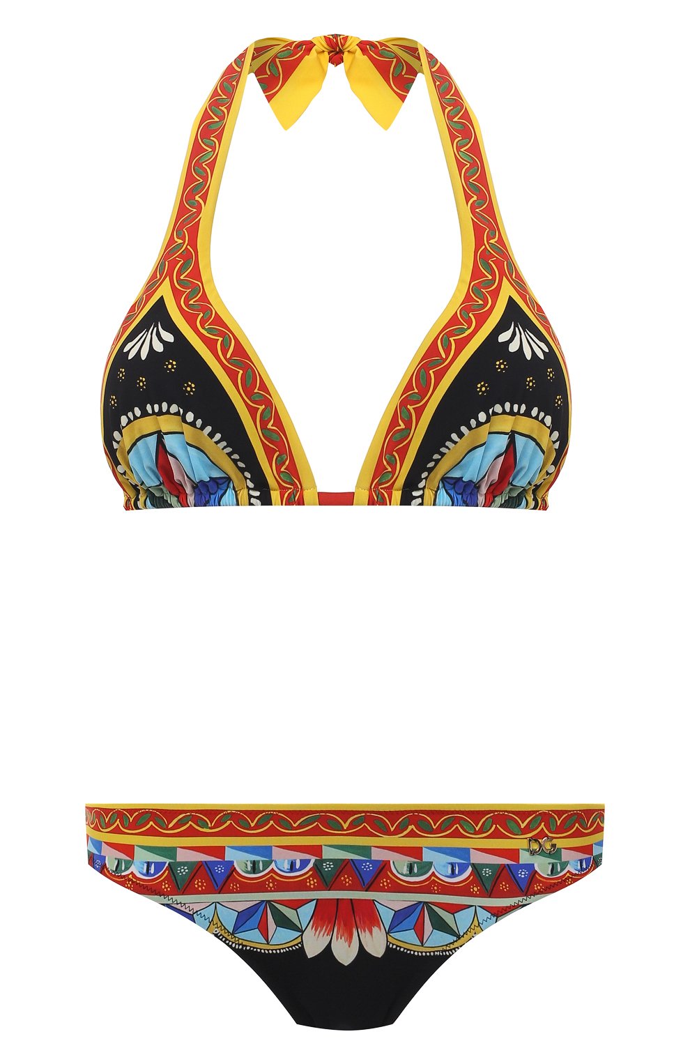 Раздельный купальник DOLCE & GABBANA черного цвета по цене 55950 руб., арт. 08A75J/FPG57, фото 1 Раздельный купальник DOLCE & GABBANA, арт. 08A75J/FPG57, фото 1