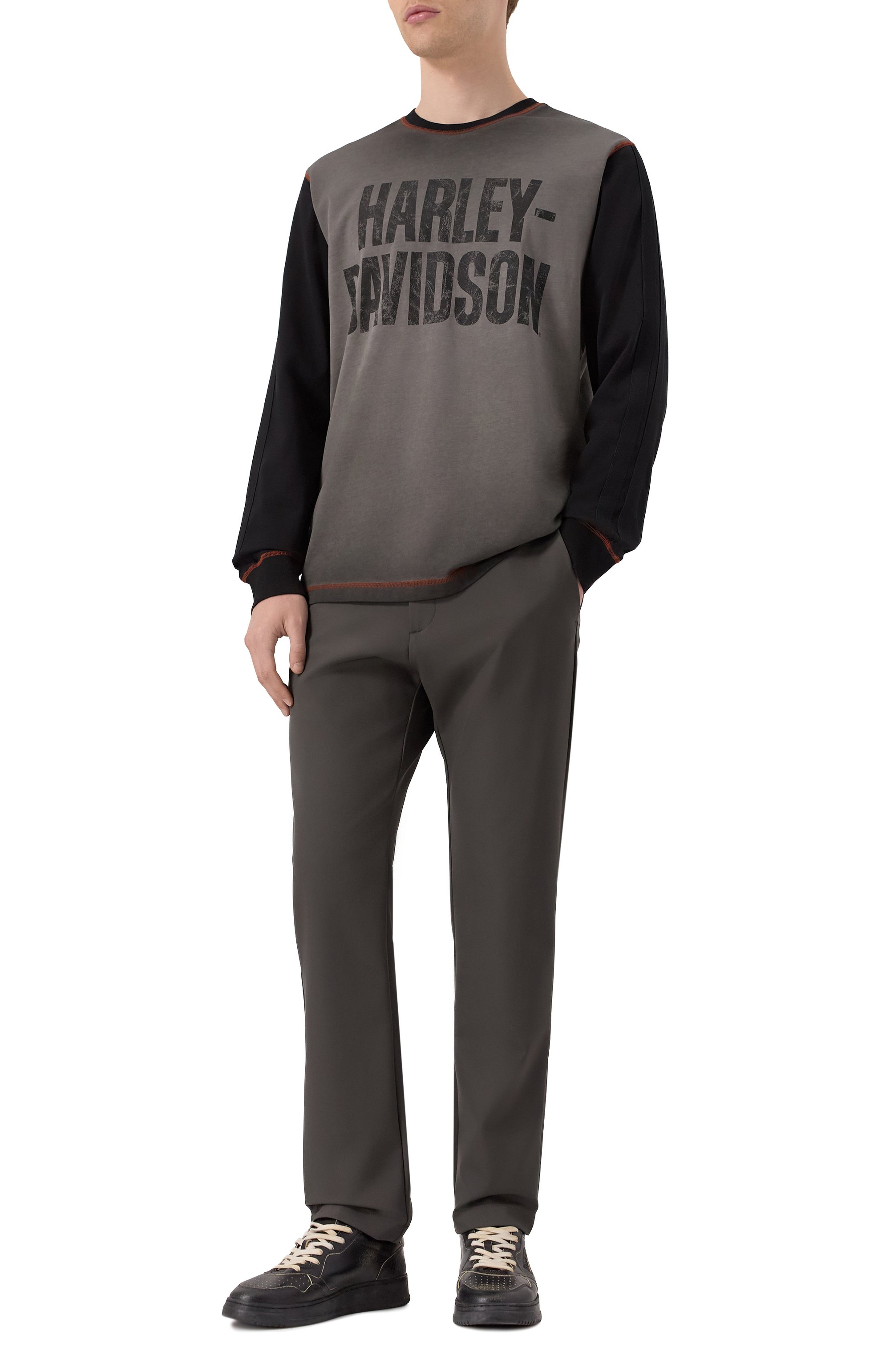 Хлопковый лонгслив HARLEY-DAVIDSON, арт. 99181-24VM, фото 2