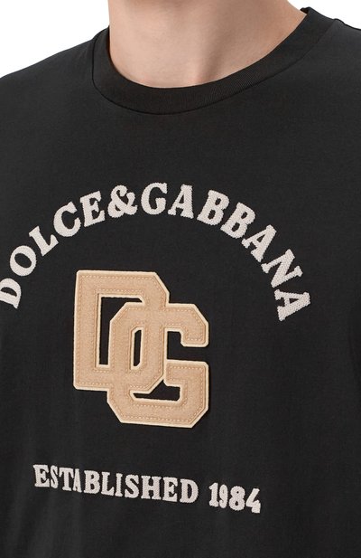 Хлопковая футболка DOLCE & GABBANA, арт. G8RN8Z/G7PPA, фото 5