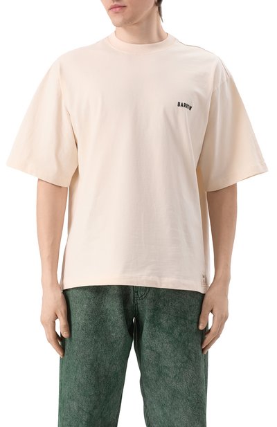 Хлопковая футболка BARROW, арт. S5BWMATH021, фото 3