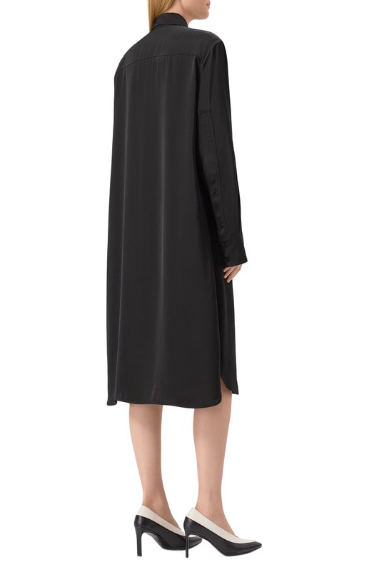 Платье из вискозы Jil Sander J04CT0121-J65022 Чёрный  J04CT0121-J65022 Фото 4