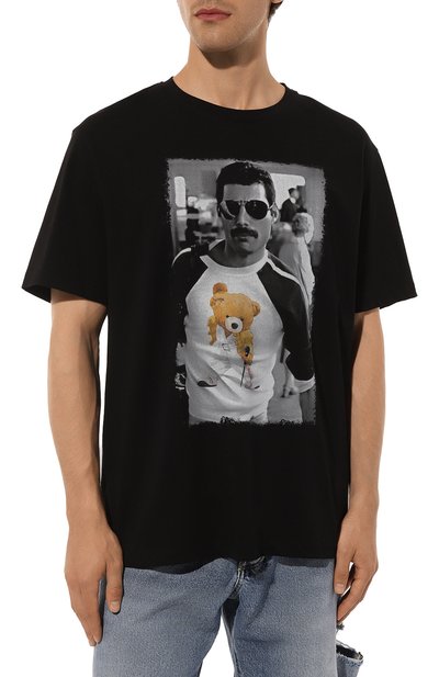 Хлопковый футболка BISIBIGLIO, арт. QUEEN WITH TEDDY, фото 3
