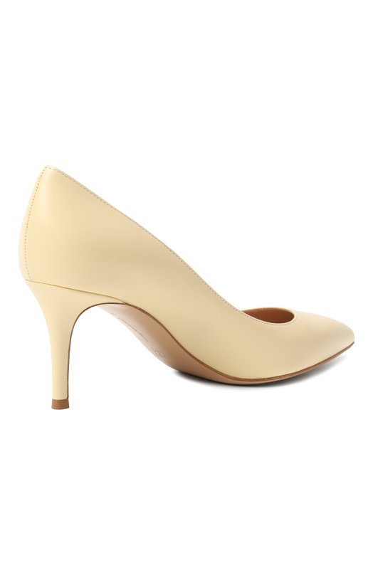 Кожаные туфли Gianvito 70 Gianvito Rossi G26770.70RIC.VITCREA Жёлтый  G26770.70RIC.VITCREA Фото 5