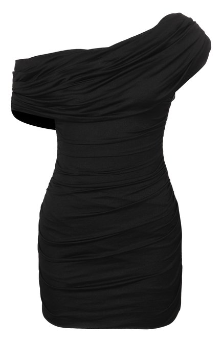 Женское платье из вискозы BLUMARINE черного цвета, арт. P522A579A | Фото 1 (Длина Ж (ю�бки, платья, шорты): Мини; Материал внешний: Вискоза; Материал сплава: Проставлено; Драгоценные камни: Проставлено)