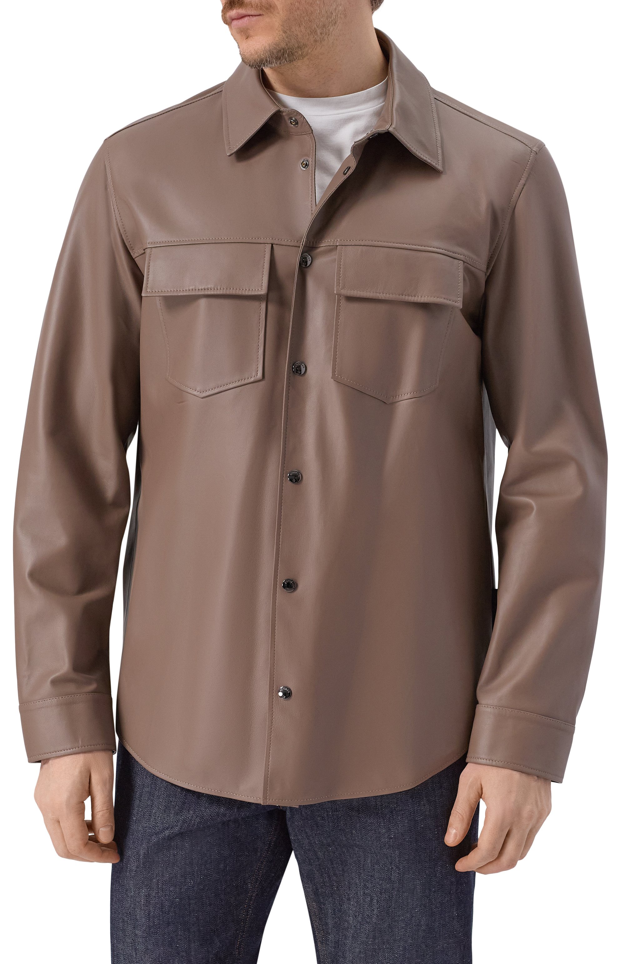 Кожаная рубашка BOGNER, арт. 38909272, фото 3