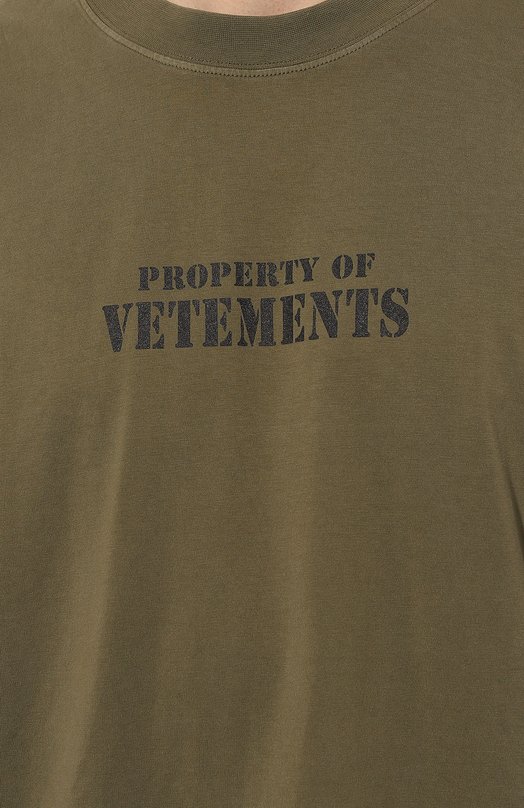 фото Хлопковая футболка vetements