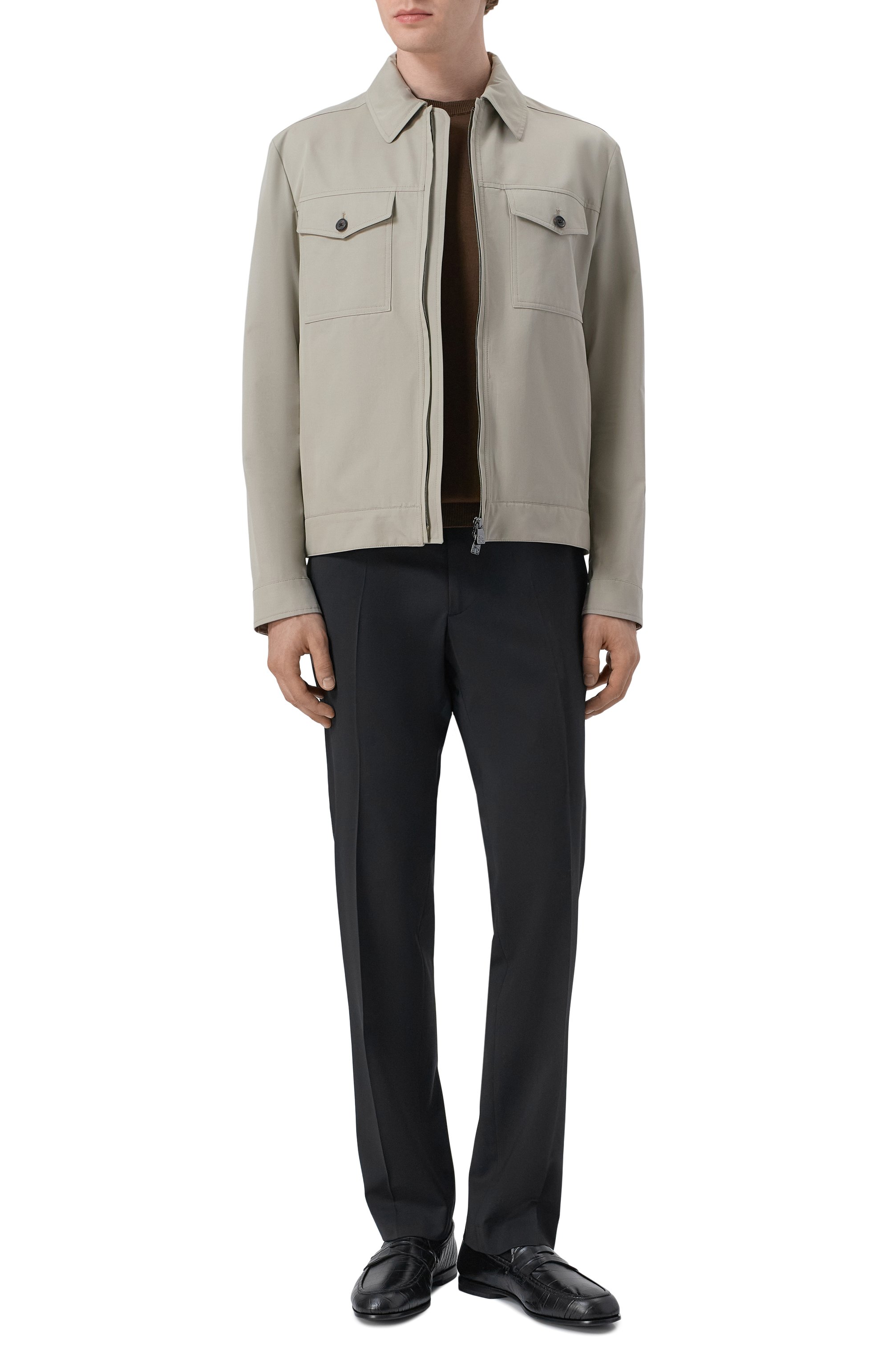 Кожаные пенни-лоферы glove FABI, арт. FU1463/C0CC0, фото 2