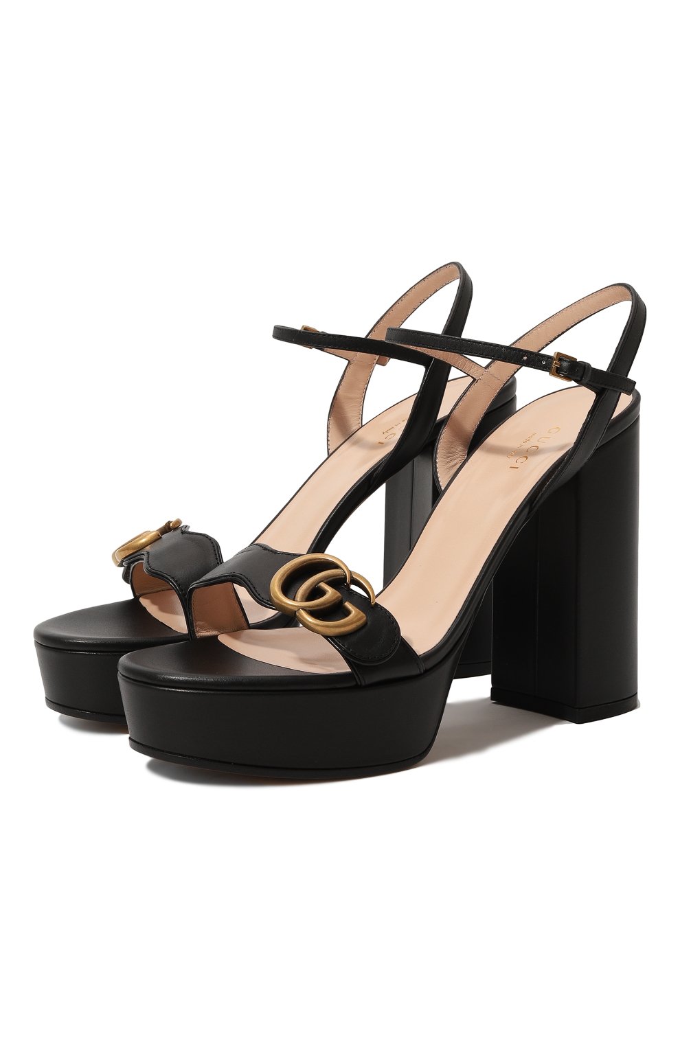 Кожаные босоножки marmont GUCCI, арт. 573021 A3N00, ф ото 1