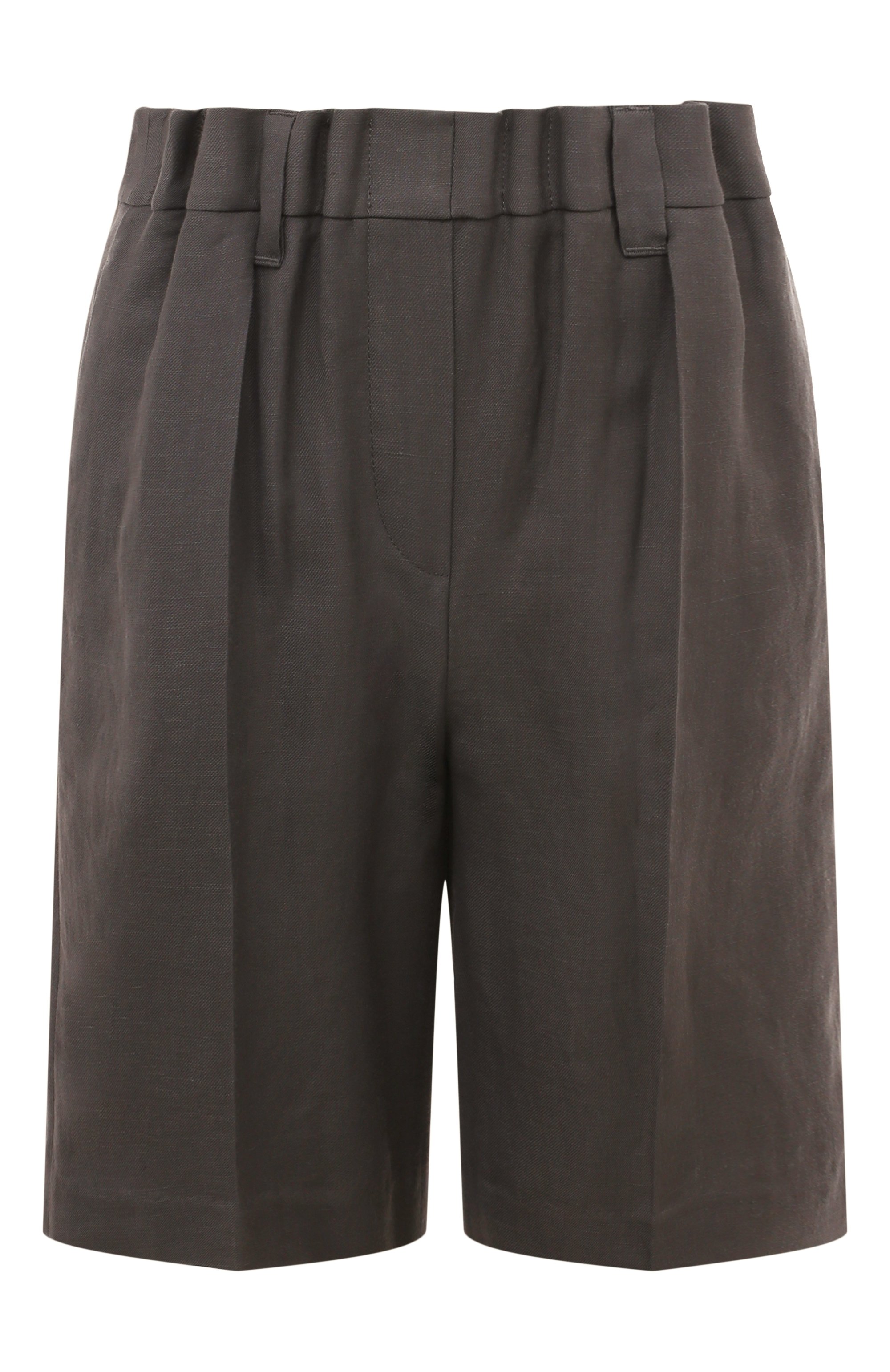 Шорты из вискозы и льна BRUNELLO CUCINELLI, арт. MH126B1365, фото 1