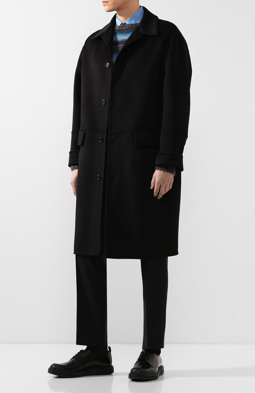 Кожаные дерби PRADA, арт. 2EE286-ZJY-F0002, фото 2