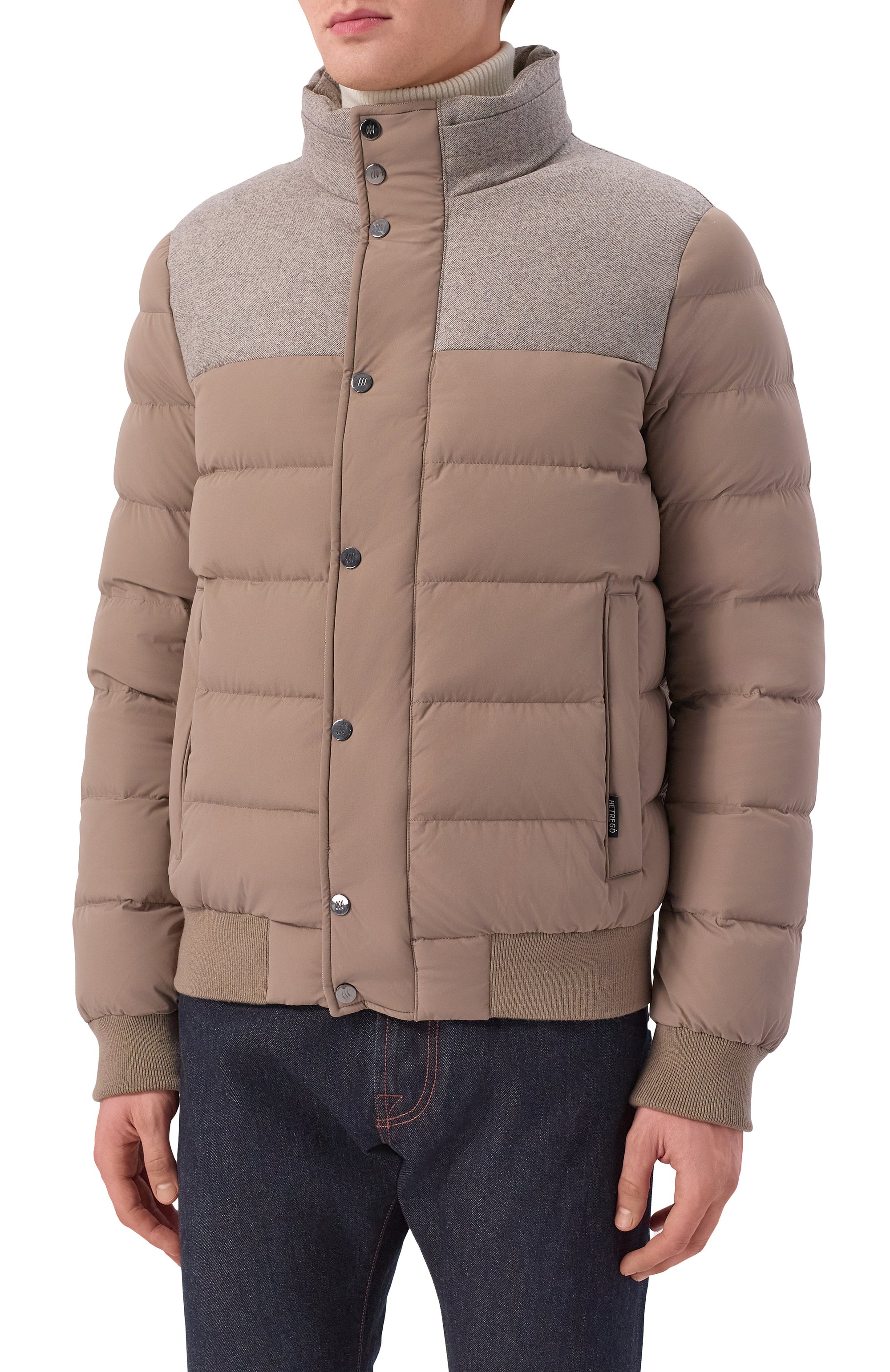 Пуховик с воротником из кролика HETREGO, арт. 8P512R/B0RIS, фото 6