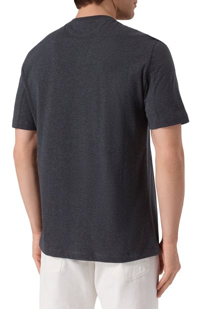 Хлопковая футболка BRUNELLO CUCINELLI, арт. M0B133386G, фото 4