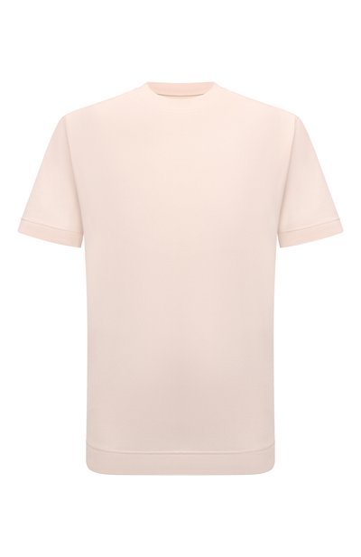 Хлопковая футболка CIRCOLO 1901 светло-розового цвета по цене 13950 руб., арт. CN4476, фото 1 Хлопковая футболка CIRCOLO 1901, арт. CN4476, фото 1