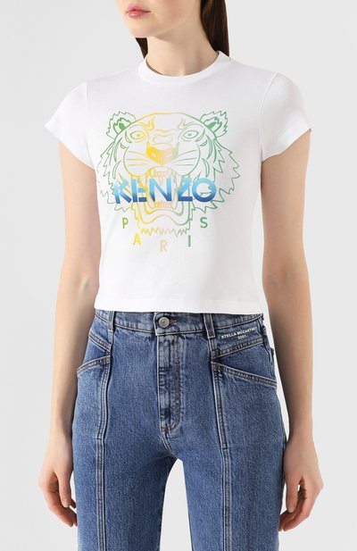 Хлопковая футболка KENZO, арт. FA52TS6164YH, фото 3