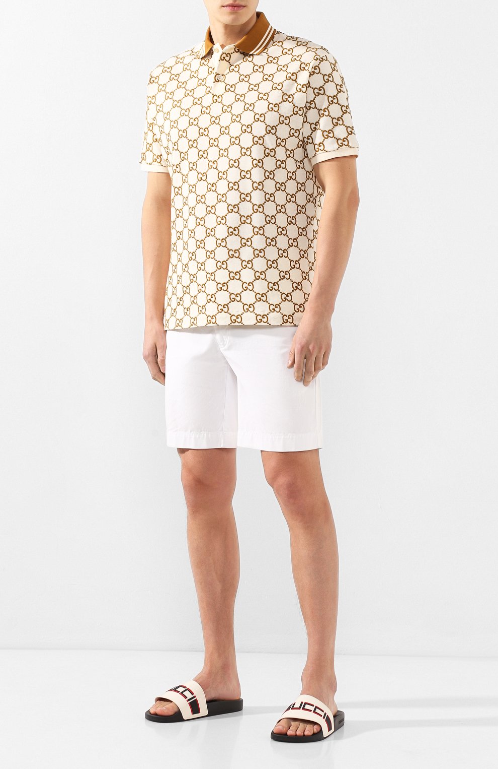 Хлопковое поло GUCCI, арт. 598956/XJB0U, фото 2