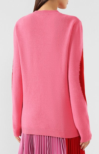 Шерстяной пуловер GUCCI розового цвета по цене 87250 руб., арт. 553519/XKAGG, фото 4 Шерстяной пуловер GUCCI, арт. 553519/XKAGG, фото 4