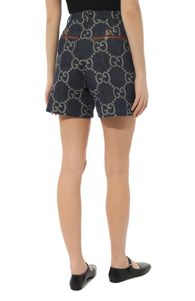 Джинсовые шорты GUCCI, арт. 678807 XDBVD, фото 4