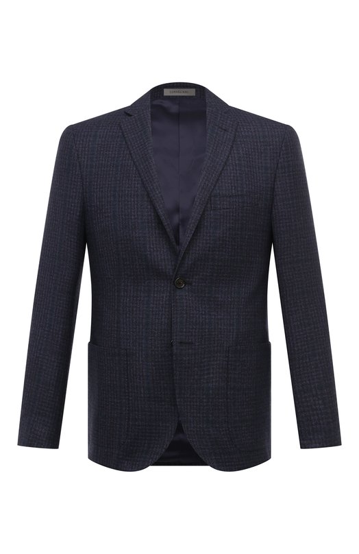 Шерстяной пиджак Corneliani 946002-9416454 Синий 946002-9416454