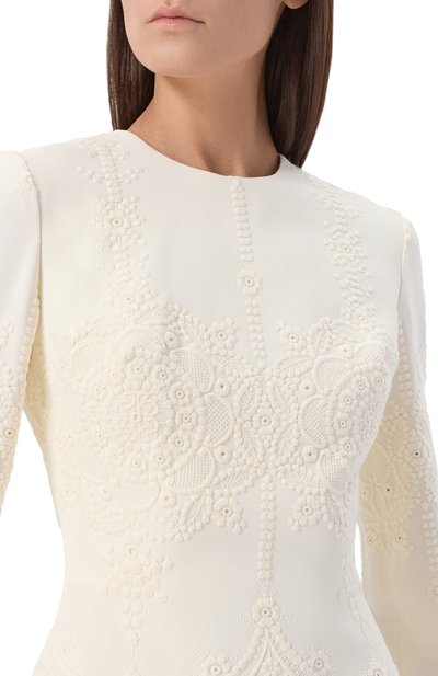 Платье из шелка и вискозы ELIE SAAB, арт. D0859NF25/CDE04, фото 4