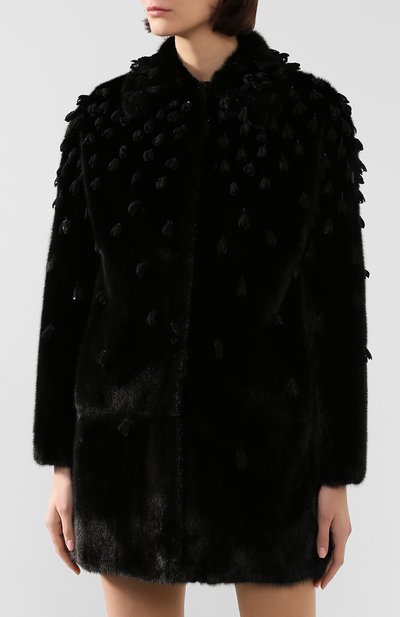Шуба из норки VALENTINO, арт. SF3FA7331BF, фото 3