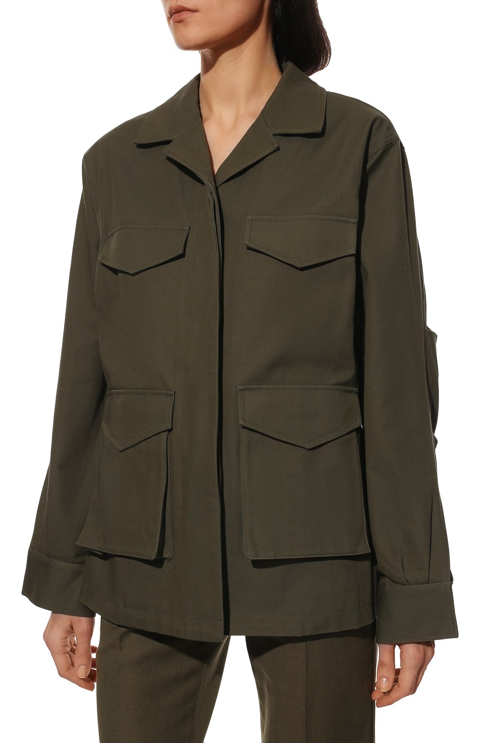 Хлопковый жакет TOTEME, арт. 213-106-734, фото 3