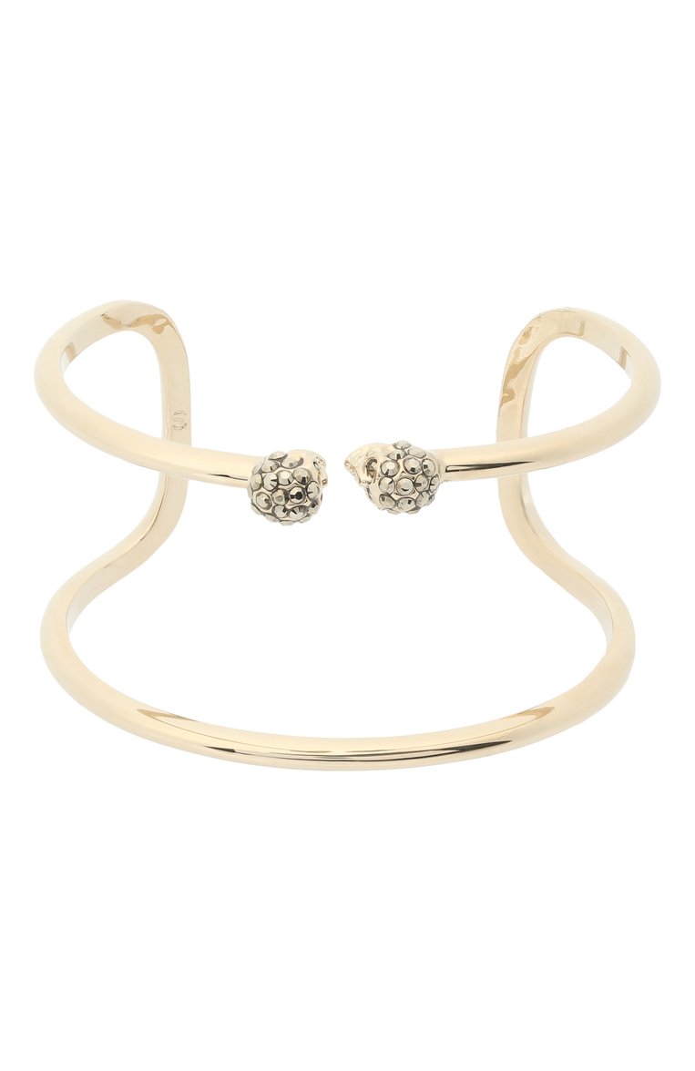 Женский браслет ALEXANDER MCQUEEN золотого цвета, арт. 553654/J160K | Фото 1 (Материал: Металл; Нос: Не проставлено; Региональные ограничения белый список (Axapta Mercury): Не проставлено)