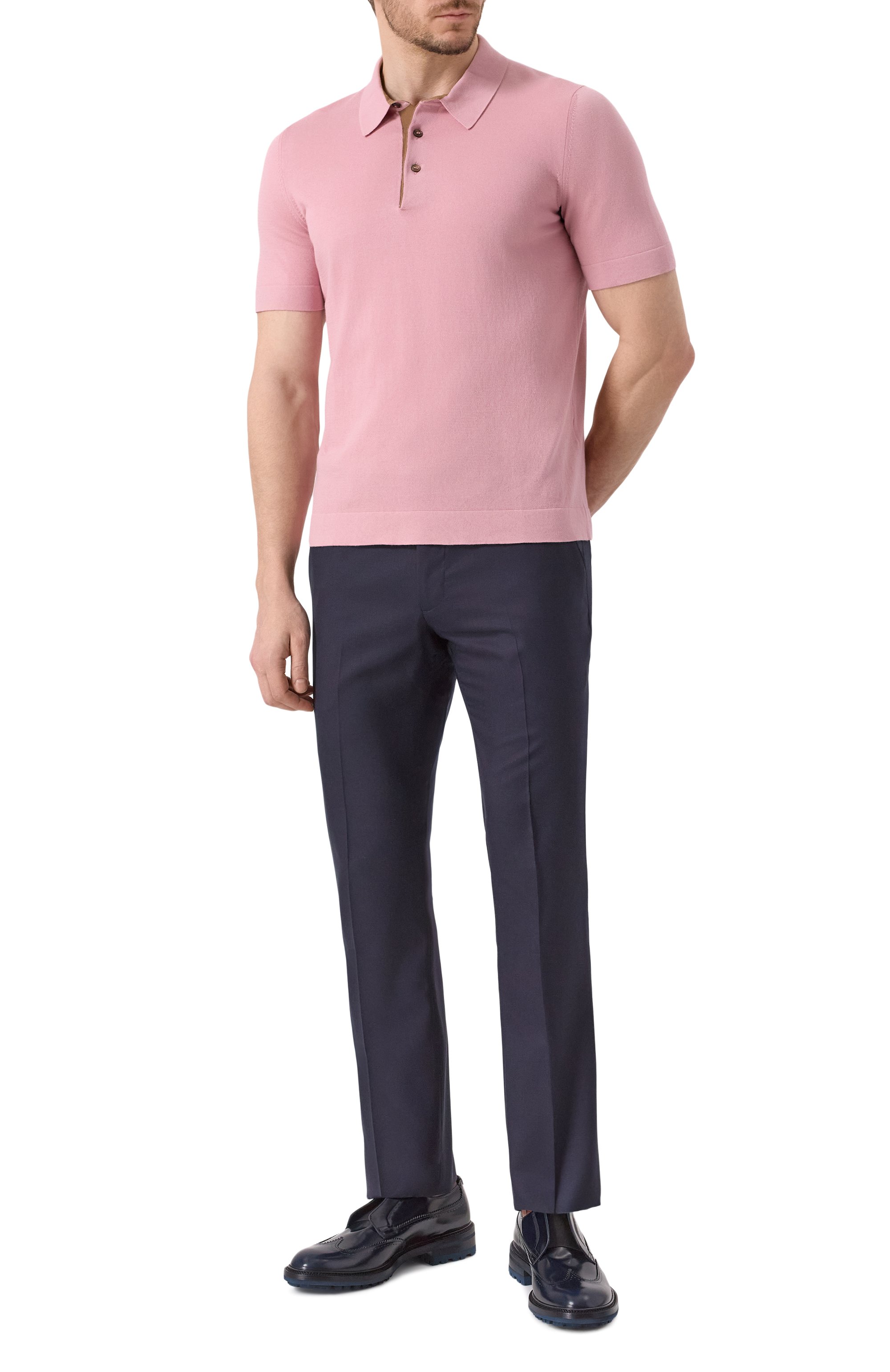 Хлопковое поло GRAN SASSO, арт. 57149/20669, фото 2