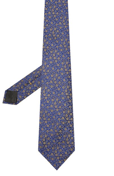 Шелковый галстук CANALI синего цвета по цене 11500 руб., арт. 18/HJ02575, фото 2 Шелковый галстук CANALI, арт. 18/HJ02575, фото 2