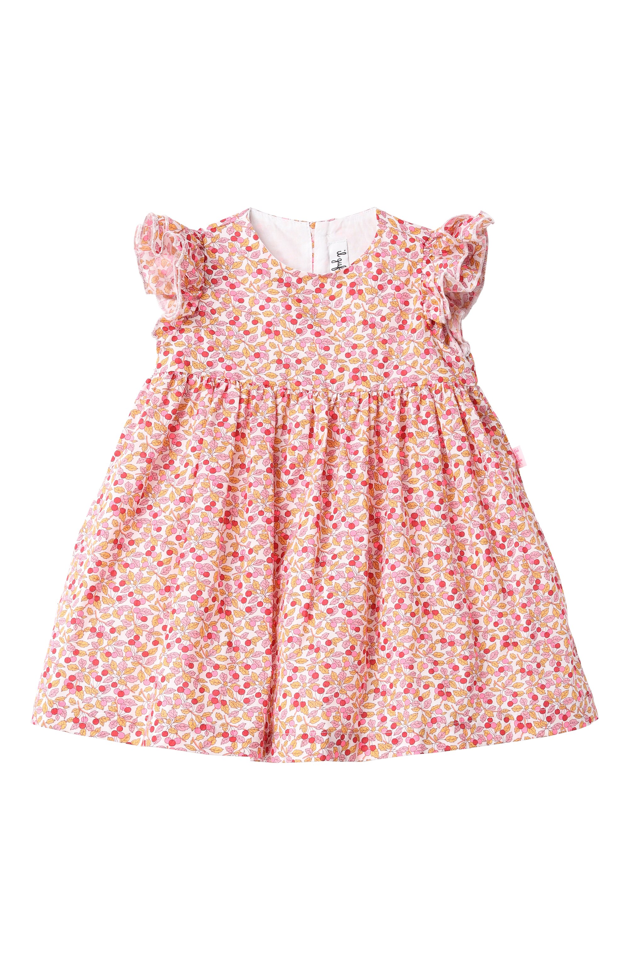 Комплект из платья и шорт IL GUFO розового цвета по цене 23700 руб., арт. P25VM791C4139/12M-18M, фото 2 Комплект из платья и шорт IL GUFO, арт. P25VM791C4139/12M-18M, фото 2