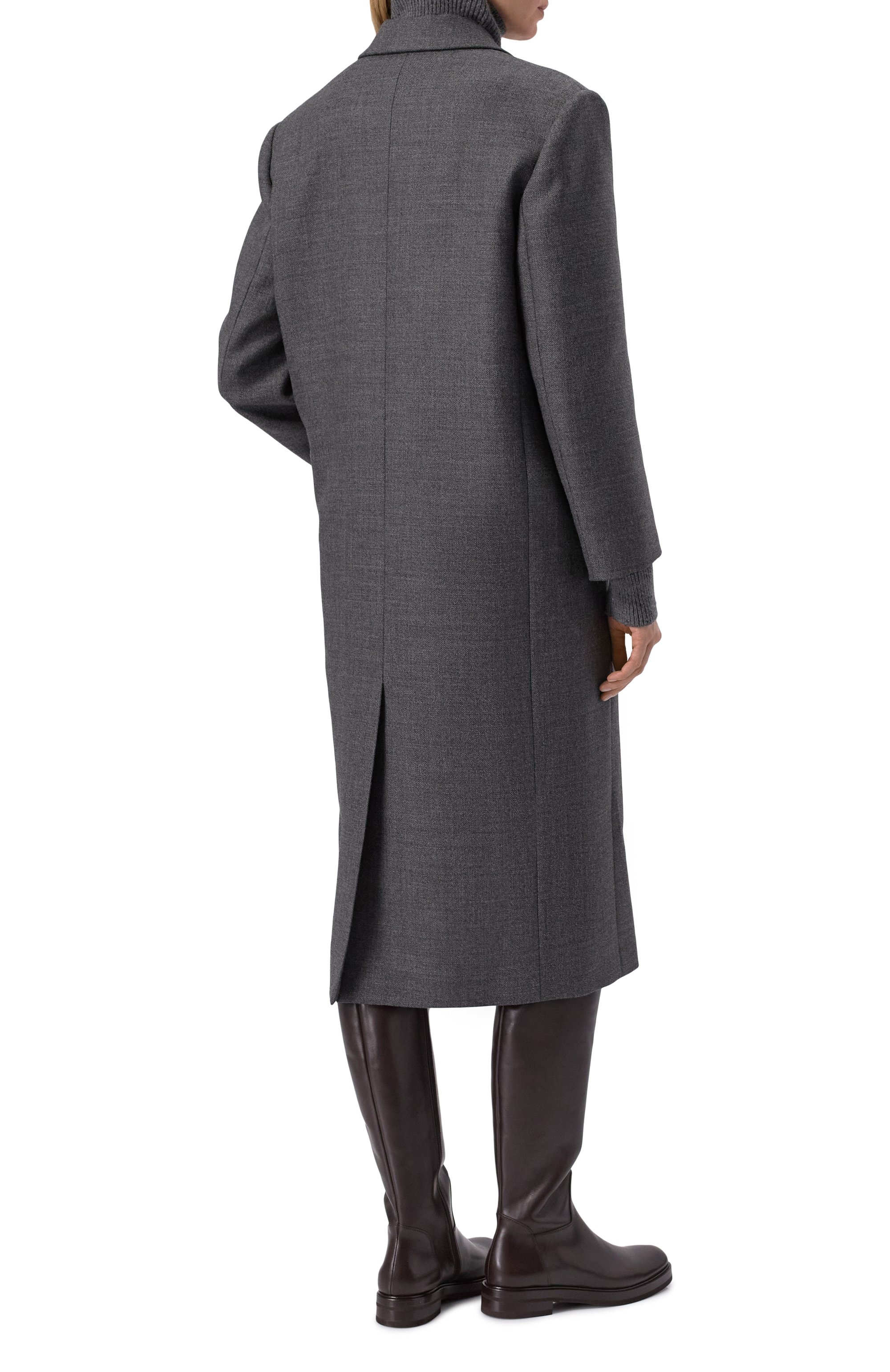 Шерстяное пальто BRUNELLO CUCINELLI, арт. MD5739860P, фото 4