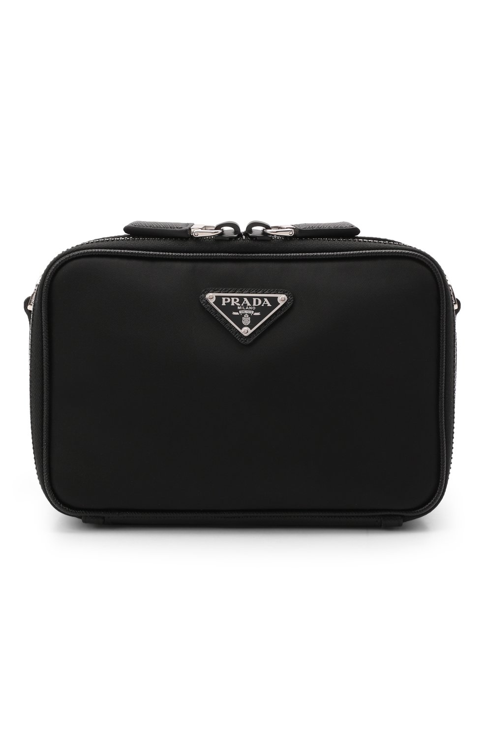 Комбинированная сумка PRADA черного цвета по цене 135000 руб., арт. 2VH070-2DMH-F0002-EMP, фото 6 Комбинированная сумка PRADA, арт. 2VH070-2DMH-F0002-EMP, фото 6