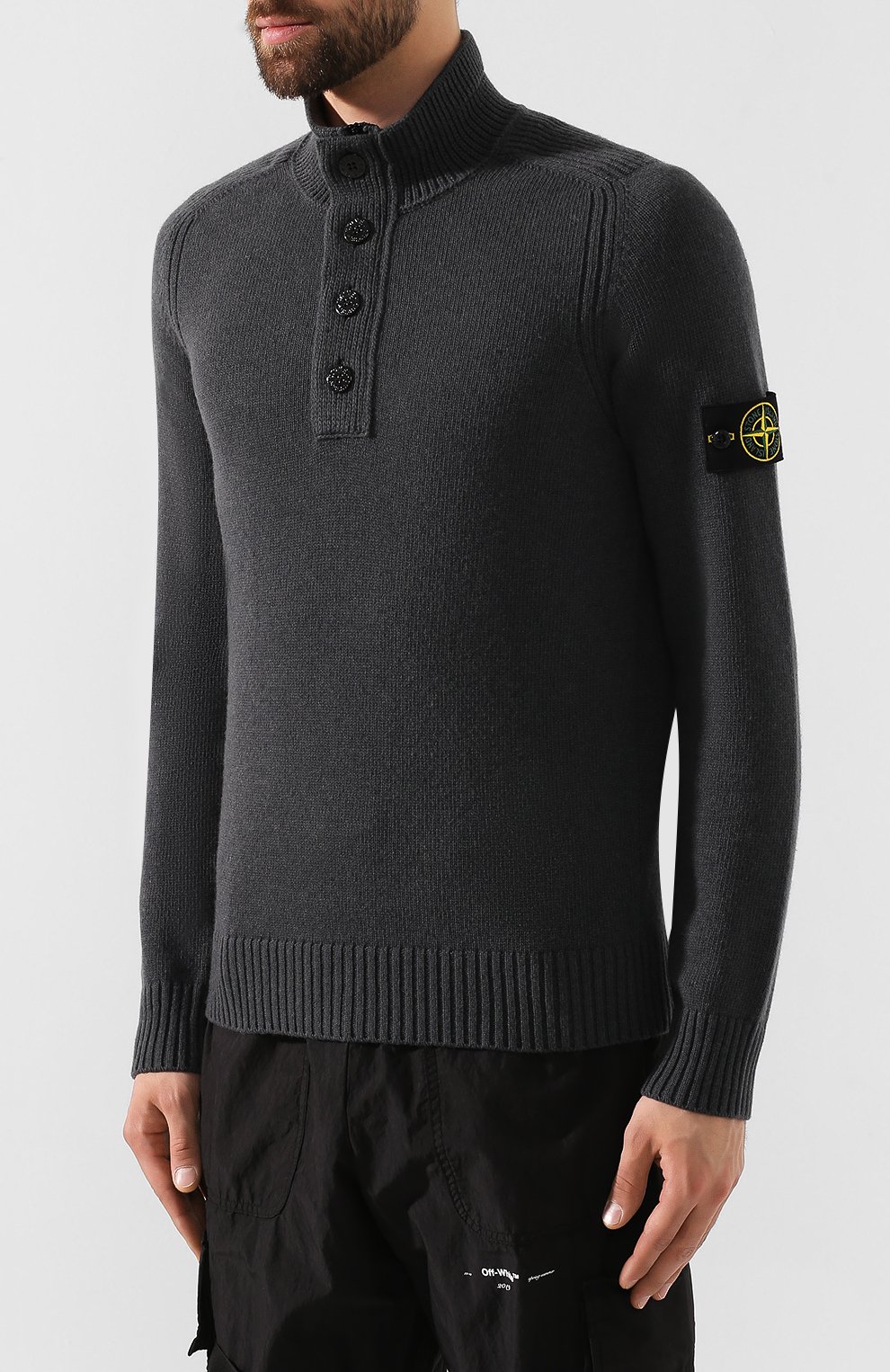 Шерстяной свитер STONE ISLAND, арт. 7115532A3, фото 3
