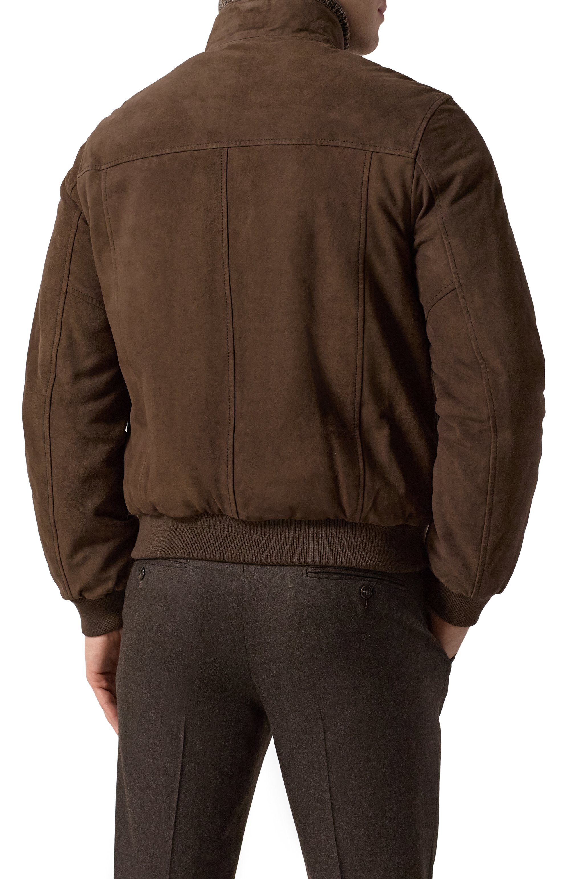 Замшевый бомбер MVST, арт. CLAUDE/MC/00457WR, фото 4