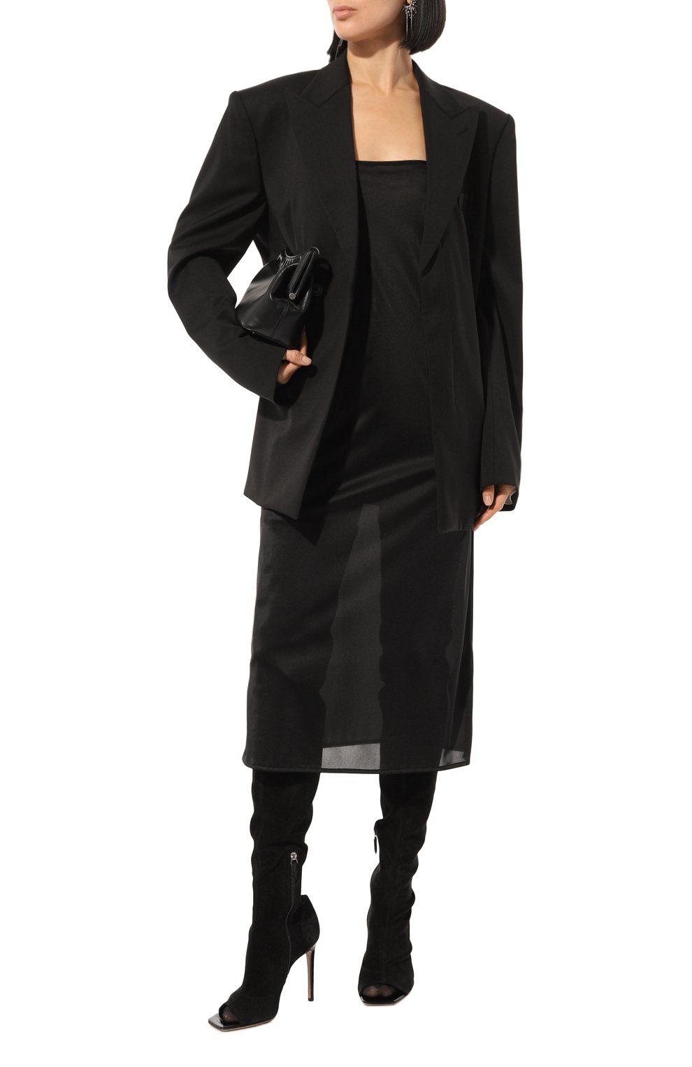 Платье ERIKA CAVALLINI черного цвета по цене 28450 руб., арт. E4WP01, фото 2 Платье ERIKA CAVALLINI, арт. E4WP01, фото 2