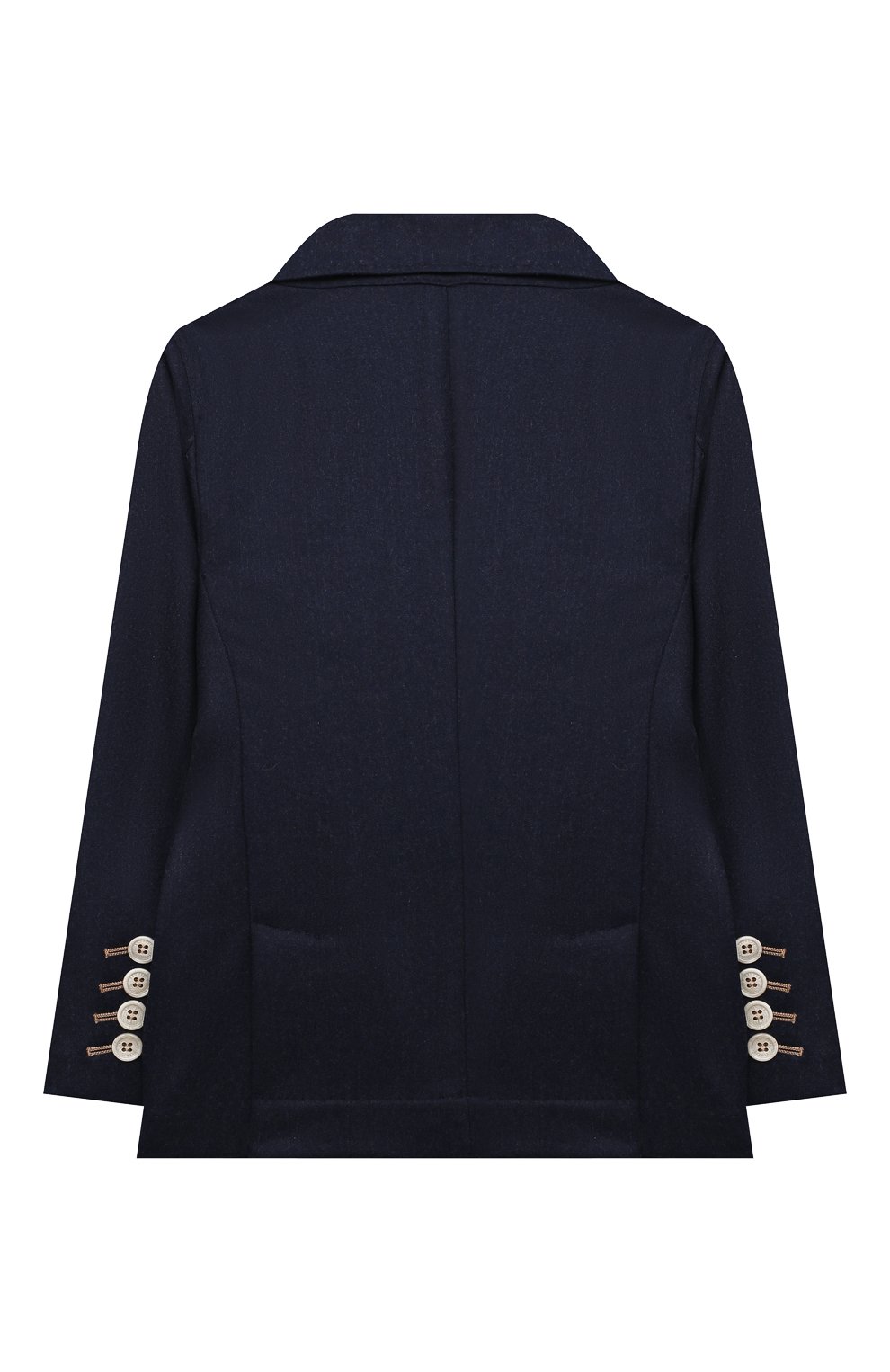 Шерстяной пиджак BRUNELLO CUCINELLI темно-синего цвета по цене 75250 руб., арт. BE226K725B, фото 2 Шерстяной пиджак BRUNELLO CUCINELLI, арт. BE226K725B, фото 2