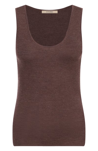 Женский топ из шерсти и шелка 12 STOREEZ, арт. 135414