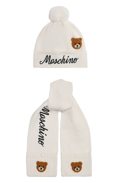Комплект из шапки и шарфа MOSCHINO, арт. HUX01Y/LHE46, фото 1